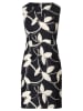 APART Kleid in Dunkelblau/ Creme