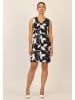 APART Kleid in Dunkelblau/ Creme