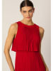 APART Plisseekleid in Rot