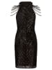 APART Paillettenkleid in Schwarz