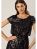 APART Paillettenkleid in Schwarz