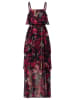 APART Jurk zwart/fuchsia
