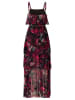 APART Jurk zwart/fuchsia