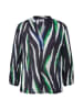 s.Oliver BLACK LABEL Blouse donkerblauw/wit/groen