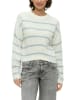 QS by s.Oliver Pullover in Weiß/ Hellblau