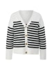 S.OLIVER RED LABEL Cardigan in Weiß/ Schwarz