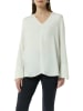 comma Bluse in Weiß