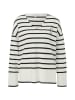 s.Oliver Pullover in Weiß/ Schwarz