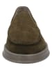 Bugatti Skórzane slippersy w kolorze khaki