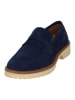 Bagatt Leder-Slipper in Dunkelblau/ Beige