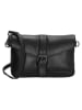 micmacbags Skórzana torebka w kolorze czarnym - 19 x 11 x 5 cm