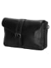 micmacbags Skórzana torebka w kolorze czarnym - 19 x 11 x 5 cm