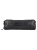 HIDE & STITCHES Leren etui zwart - (B)22 x (H)8 x (D)3 cm