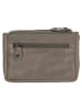 micmacbags Leder-Schlüsseletui in Grau - (B)13 x (H)7 x (T)2 cm