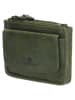 micmacbags Leren sleuteletui kaki - (B)13 x (H)7 x (D)2 cm