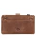 micmacbags Leren smartphonetas lichtbruin - (B)9 x (H)15 x (D)3 cm