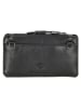micmacbags Leder-Handytasche in Schwarz - (B)9 x (H)15 x (T)3 cm