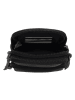 HIDE & STITCHES Leder-Handytasche in Schwarz - (B)10 x (H)17,5 x (T)4 cm