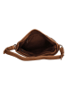 HIDE & STITCHES Leder-Schultertasche in Hellbraun - (B)34 x (H)30 x (T)9 cm