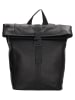 HIDE & STITCHES Leren rugzak "Japura" zwart - (B)24 x (H)33 x (D)10 cm