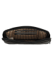 HIDE & STITCHES Leder-Handytasche in Schwarz - (B)17 x (H)9 x (T)2 cm