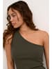 Kaffe Top in Khaki