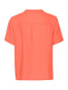 Cream Leinen-Bluse in Orange