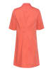 Cream Jurk oranje