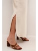 Cream Leinen-Rock in Beige
