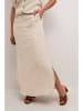 Cream Leinen-Rock in Beige