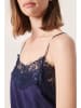 Soaked in Luxury Top in Dunkelblau