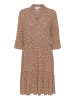 SAINT TROPEZ Kleid in Hellbraun
