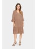 SAINT TROPEZ Kleid in Hellbraun
