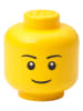 LEGO Pojemniki (4 szt.) "Head Mini" w kolorze żółtym