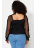 trendyol Bluse in Schwarz