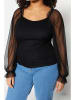 trendyol Bluse in Schwarz