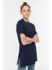 trendyol 2er-Set: Shirts in Weiß/ Dunkelblau