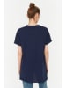 trendyol 2-delige set: shirts wit/donkerblauw