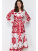 trendyol Jurk rood/wit