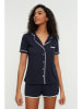 trendyol Pyjama donkerblauw