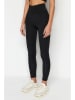 trendyol Trainingsleggings in Schwarz