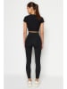 trendyol Trainingsleggings in Schwarz