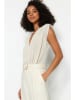 trendyol Blusenbody in Creme