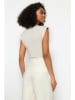 trendyol Blusenbody in Creme