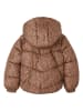 vertbaudet Winterjacke in Hellbraun
