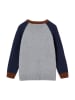 vertbaudet Pullover in Grau/ Dunkelblau