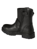 vertbaudet Leder-Boots in Schwarz