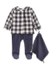 vertbaudet 3-delige outfit donkerblauw