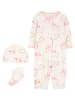 carter's 3tlg. Outfit in Creme/ Rosa