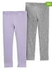 carter's 2er-Set: Leggings in Lila/ Grau